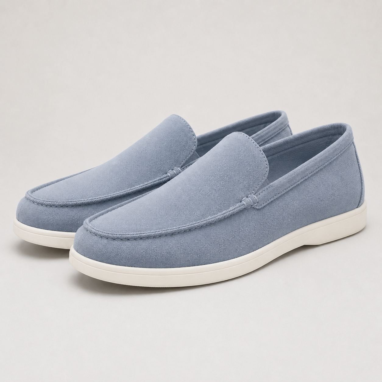Mocasines de gamuza esmerilada