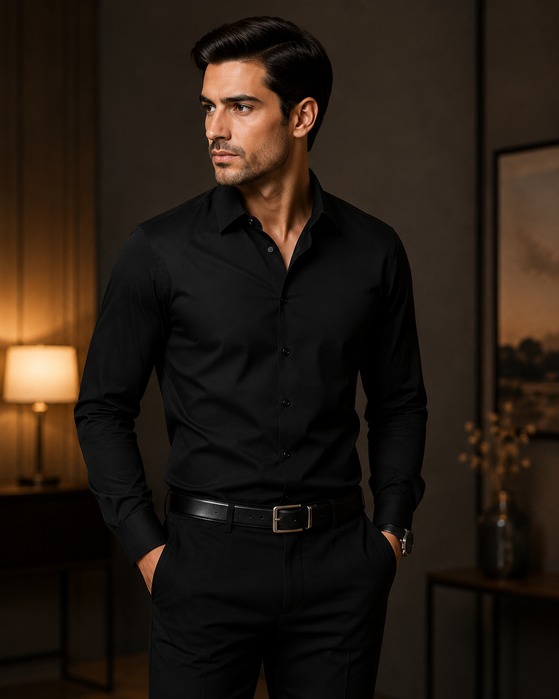 Camisa de lino primavera/verano