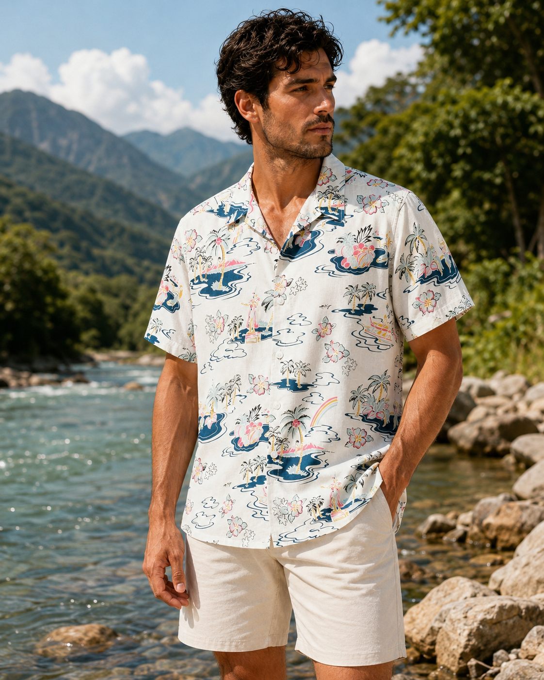 Camisa Hawaiana