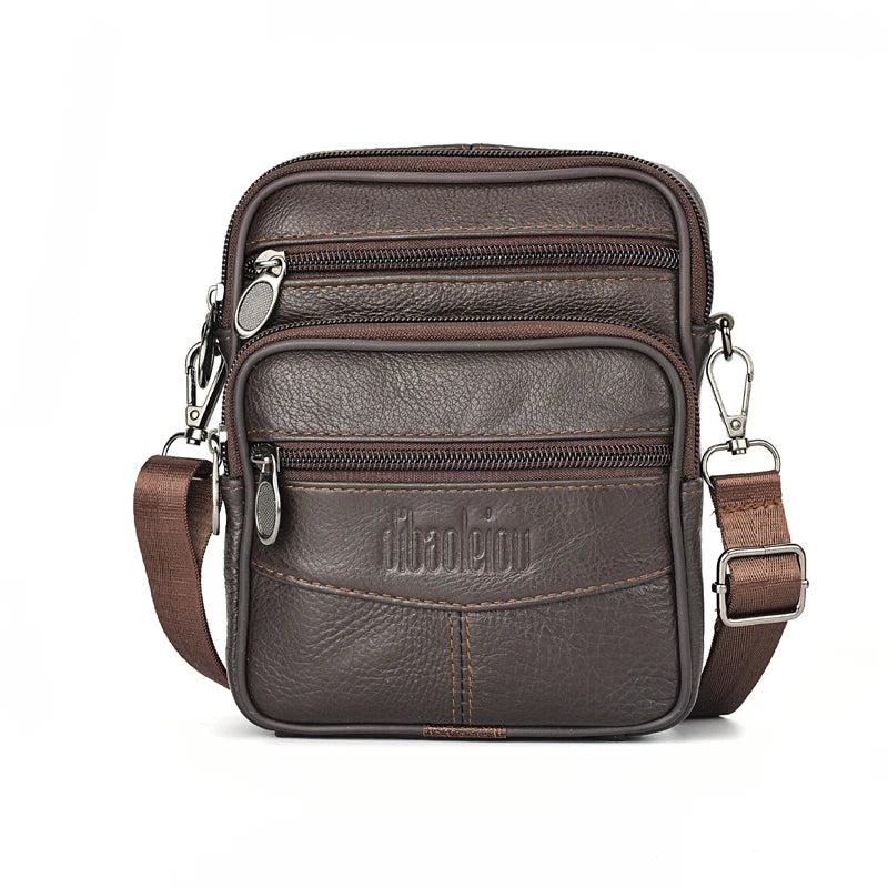Bolso cruzado de cuero
