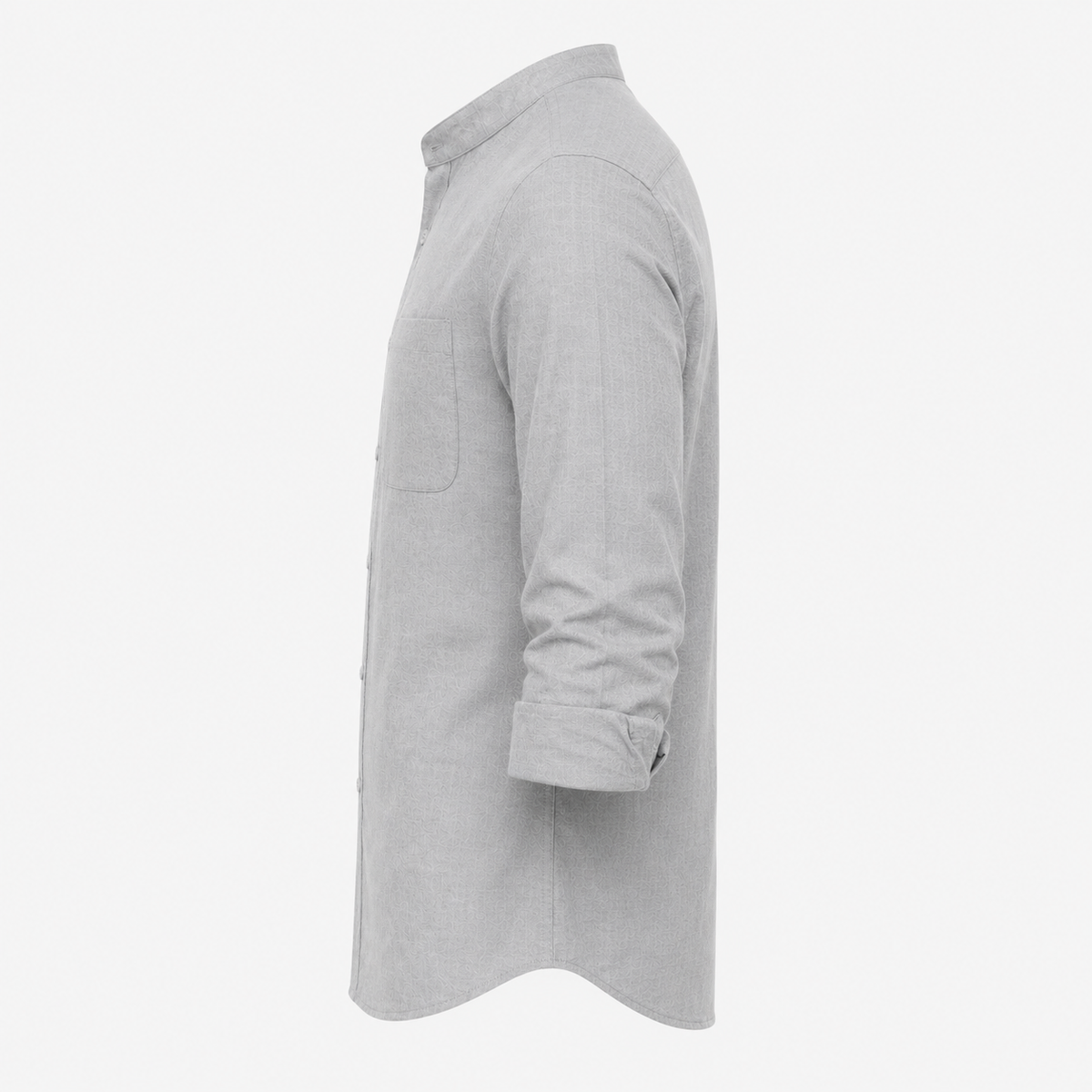 Camisa Siena Texturizada/Cuello Mao