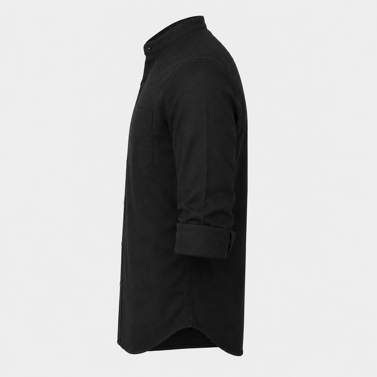 Camisa Siena Texturizada/Cuello Mao