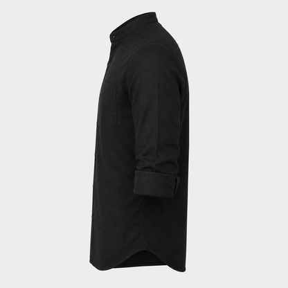 Camisa Siena Texturizada/Cuello Mao
