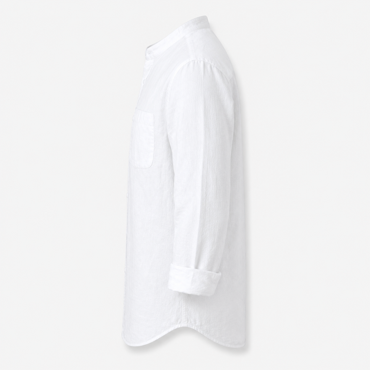 Camisa Siena Texturizada/Cuello Mao