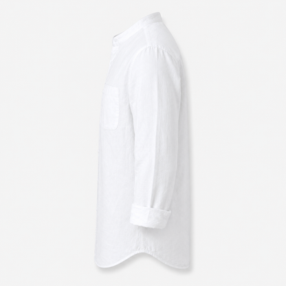 Camisa Siena Texturizada/Cuello Mao