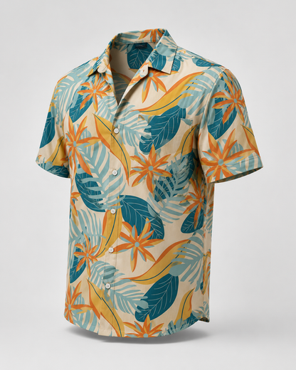 Camisas hawaianas de flores