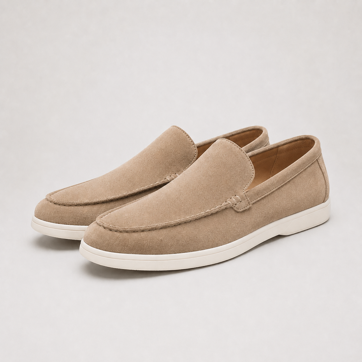 Mocasines de gamuza esmerilada