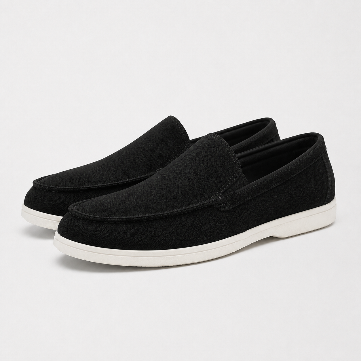 Mocasines de gamuza esmerilada