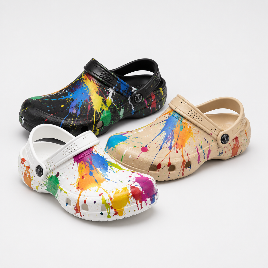 Sandalias Tipo Zueco Multicolor | Urban Splash