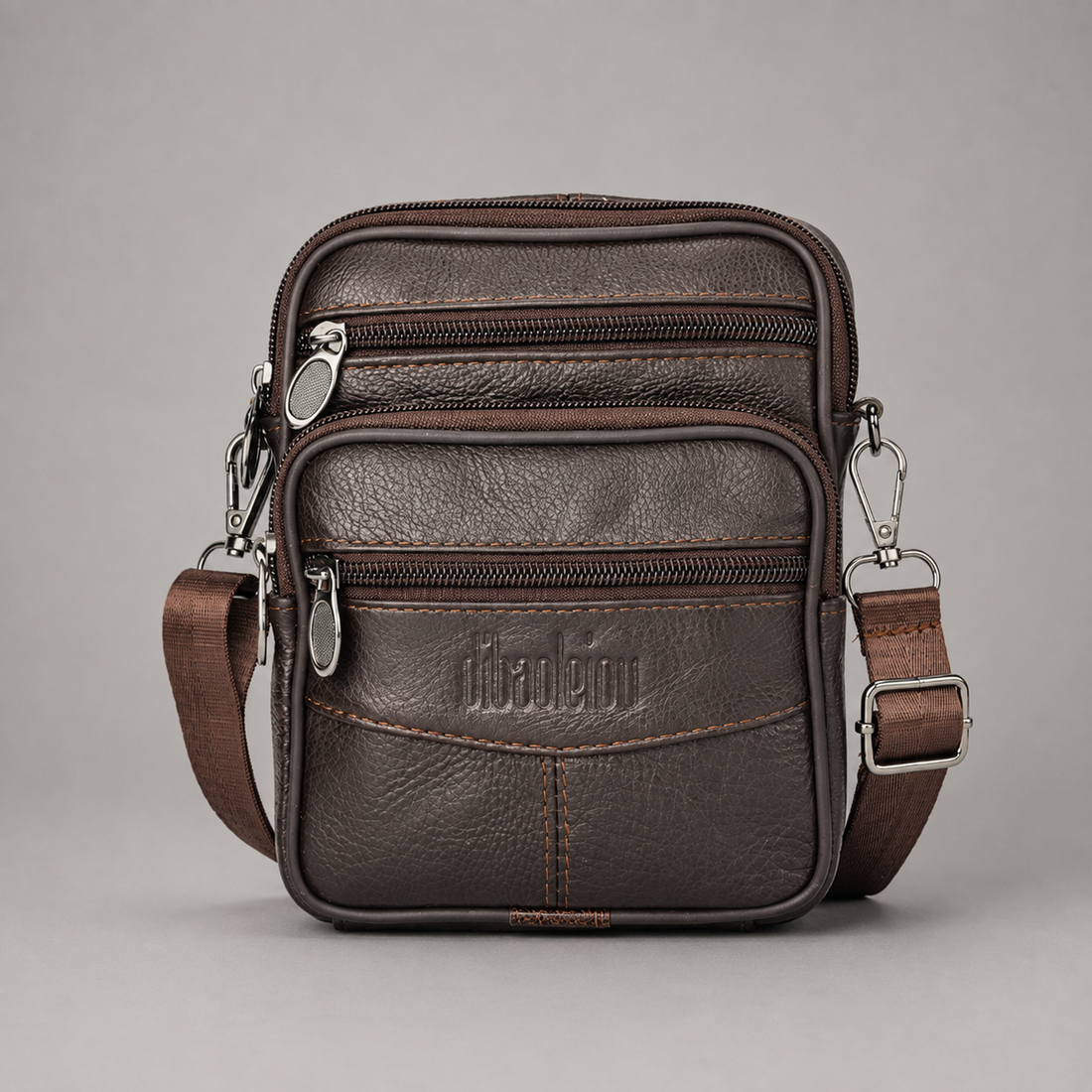 Bolso cruzado de cuero